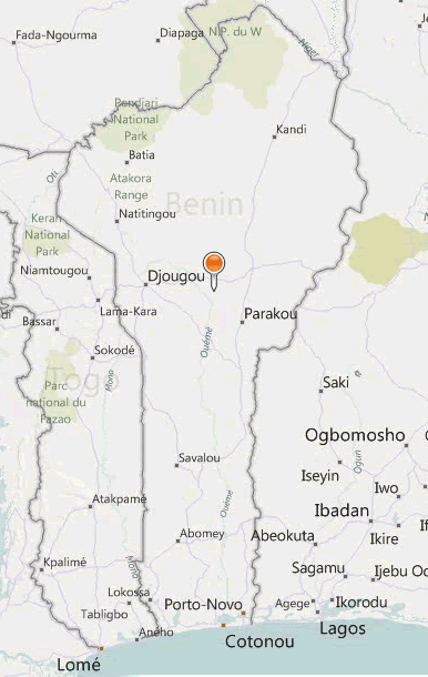 Maps of Benin