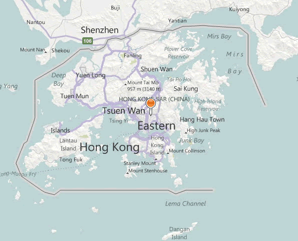 Maps of Hong Kong
