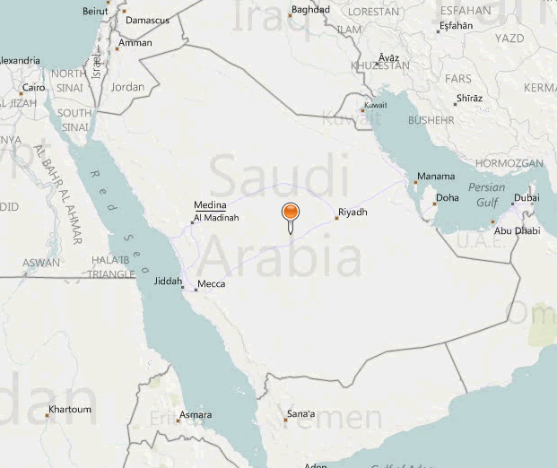 Maps of Saudi Arabia