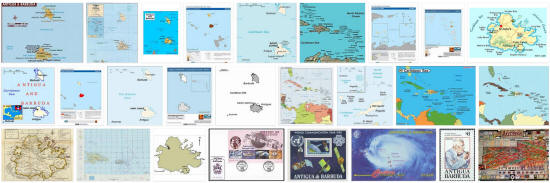 Maps of Antigua & Barbuda