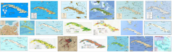 Maps of Cuba