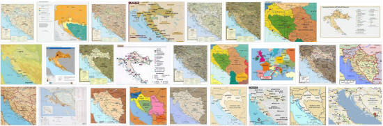 Maps of Croatia