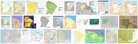 Maps of French Guiana