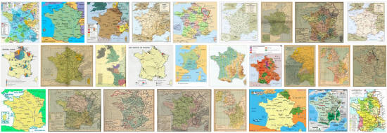Maps of France