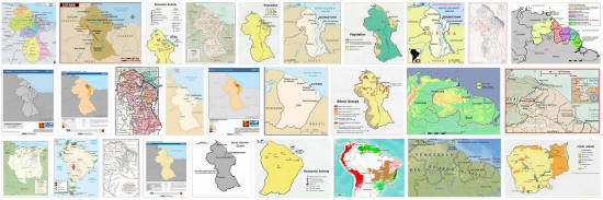 Maps of Guyana