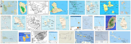 Maps of Guadeloupe