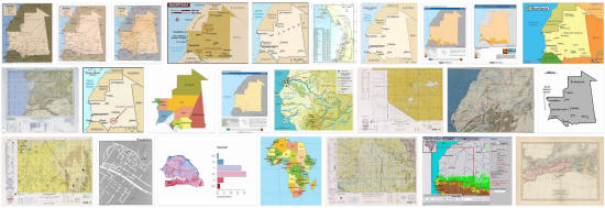 Maps of Mauritania