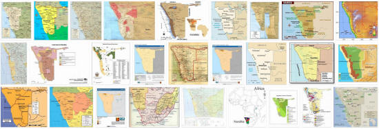 Maps of Namibia