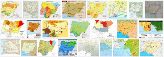 Maps of Nigeria