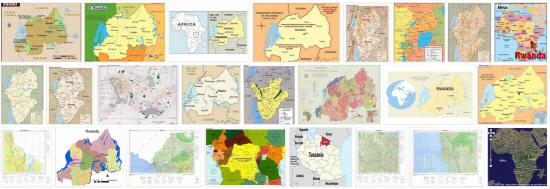 Maps of Rwanda