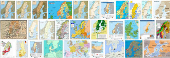 Maps of Sweden