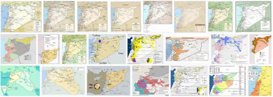 Maps of Syria