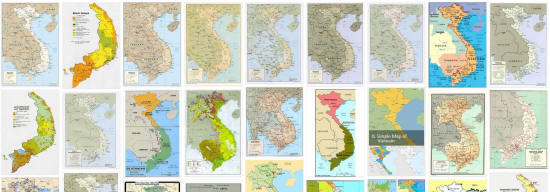 Maps of Vietnam