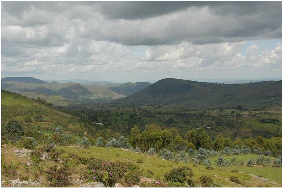 Landscape in Burundi