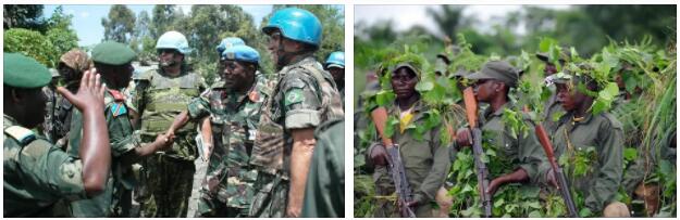 Democratic Republic of the Congo Military, Economy and Transportation