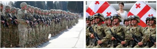 Georgia Military, Economy and Transportation