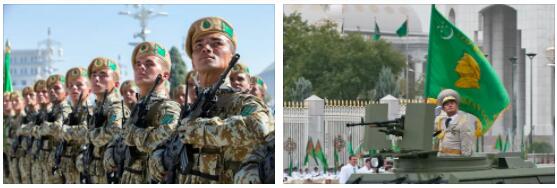 Turkmenistan Military, Economy and Transportation