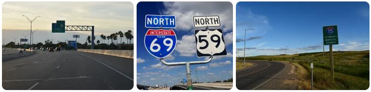 Interstate 69E in Texas