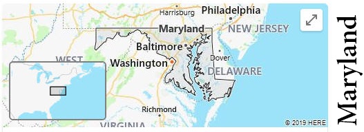 Maryland Interesting Places and Maps